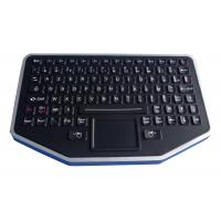 China Flat Desktop Silicone Industrial Keyboard , Silicone Rubber Keypad With Optional Housing on sale