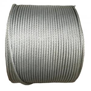 8mm 12mm 20mm 32mm Stainless Steel High Carbon Galvanized Wire Rope 6x37 FC IWRC