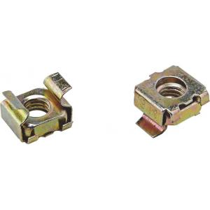 China M3-M12 Yellow Zinc Plated  Iron Square Cage Nut For Furniture supplier