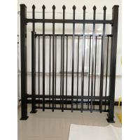 China 8ft Height Aluminum Square Post Tubular Metal Fence on sale