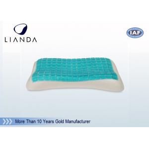 China Festival Promotional Cooling Gel Memory Foam Pillow , 100% Natural Ice Gel Pillow supplier