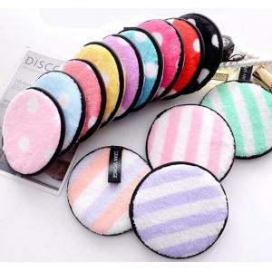 ODM 4.6'' Face Washing Reusable Make Up Pads Remover rounds Only With Water