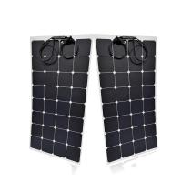 China 12V Solar Flexible Panels 110W Bendable Semi Flexible Monocrystalline Solar Panel on sale