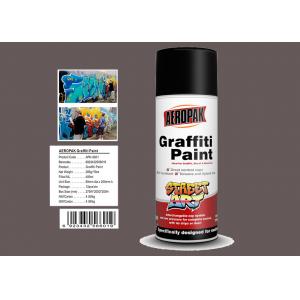 Light Brown Color Graffiti Spray Paint  Strong Covering Power For Decoration