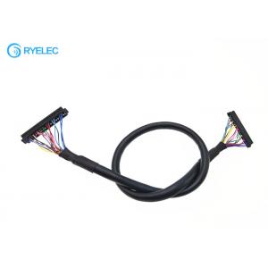 28AWG Round Electronic LVDS Cable Assembly For Display / Laptop / Computer