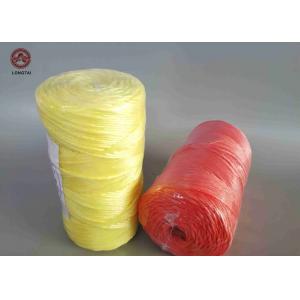 China 3 G / M UV - Treated Split Film Polypropylene Twine / Poly Twine For Banana Tomato supplier