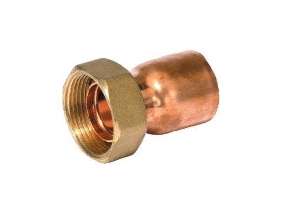 15mm X 1/2" End Feed Straight Tap Connector 15X1/2" Tap Connector End Feed