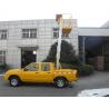 China Truck Mounted Scissor Working Platform Double Mast For Wall Cleaning wholesale