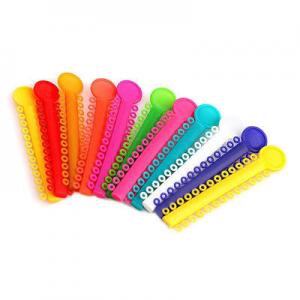 Multi Color Dental Orthodontic Ligature Ties With Hypoallergenic Material 40 Pcs / Bag