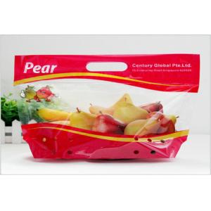 China Heat Seal Transparent Fresh Fruit Bags Packaging Pouch Gravure Printing FDA Standard supplier