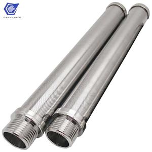 Stainless steel 304 wedge wire mesh filter element used for oil