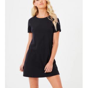 China Wholesale crew neck slim fit short sleeve simple blank t-shirt dress supplier