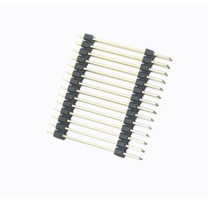 China SUMERJA el tipo PIN doble plástico dual del zócalo L=38mm 2*14 de los jefes del Pin de la fila 2.54m m supplier
