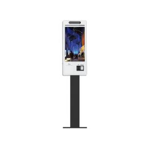 China 24 Inch Self Service Ordering Kiosk Pos System Cash Acceptor Machine For Fast Food Restaurants wholesale