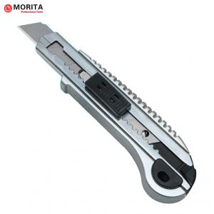 China Snap Off Blade Knife Alloy Steel & ABS SK5 Spare Blades With Blade Lock System Tool-Free Blade Change Syste supplier