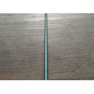China Grade 4.8 Iron Material Full Threaded Rod , Threaded Steel Bar Anti Corrosion supplier