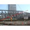 HD200 Double Row Deck Type Modular Steel Bailey Bridge Hoisting Installation In