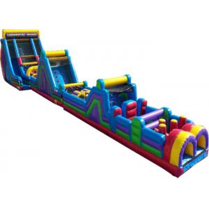 China Giant Blow Up Obstacle Course PVC Material 30m*5m*5m Flexible Combo Modules supplier