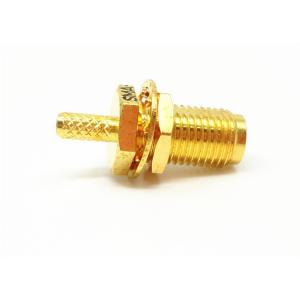 RF Cable Connector Bulkhead Female Jack SMA Coax Connector for RG316