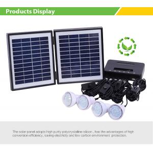 China Small household solar light outdoor solar portable portable lamp power 4W 9V supplier