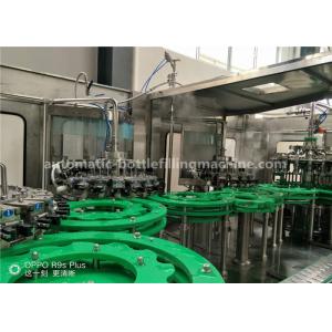 China Fruit Juice Making Machine , Flavour Water Hot Filling Bottling Plant supplier