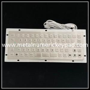 68 Key Stainless Steel Embedded Numeric Keypad USB Interface With FN Function