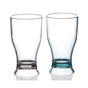 Clear Plastic Pilsner Glasses 8.5oz Flamefield Acrylic Juice Glasses
