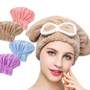 OEM Colored Super Absorbent Hair Towel Microfibre Head Towel After Shower