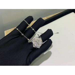 China No Gemstone 18K Gold Diamond Necklace Piaget Rose Pendant OEM supplier