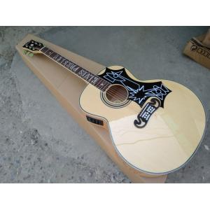 Flame maple custom G200 acoustic guitar Elvis Presley fretboard inlays