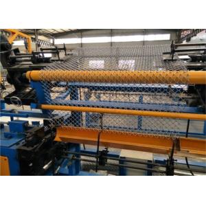 Low Carbon Wire Chain Link Fence Machine Woven Wire Diameter 1.5 - 4.5 MM