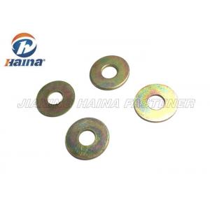China Carbon Steel Flat Washers Yellow Zinc Plated M8 M10 A Type Gr4 / G8 For Automobile supplier