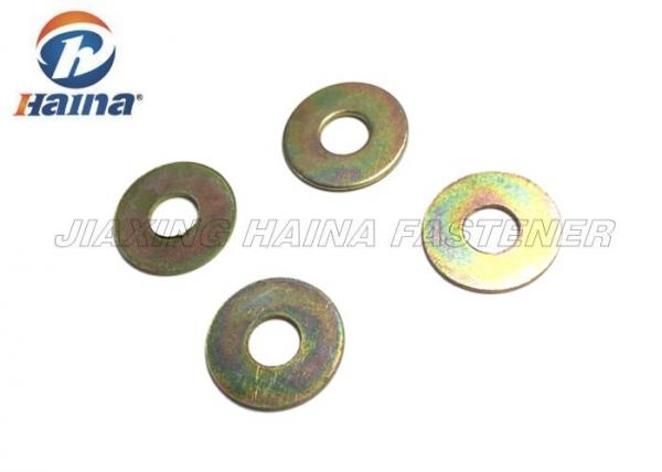 Carbon Steel Flat Washers Yellow Zinc Plated M8 M10 A Type Gr4 / G8 For