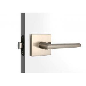 China Zinc Alloy Tubular Lock Set Adjustable Bathroom Door Latches Satin Nickel supplier