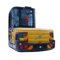 China Green EW60C VOLVO Excavator Glass Replacement Back Side NO.5 FCC on sale