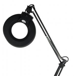 China EPA areas Adjustable Magnifying Lamp Clamp On Magnifying Glass With Light supplier