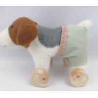 China PP Cotton Earth Friendly Durable Dog Toys Soft Animal Toys Aatcha Green Pants on sale