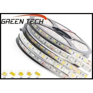 Single Color LED Strip Lights Outdoor Use , 120leds/m Warm White LED Strip