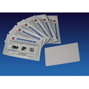 China Regular Cleaning Card Kit Zebra Printer Cleaning Kit 104531 001 White Color 54mm * 86mm supplier