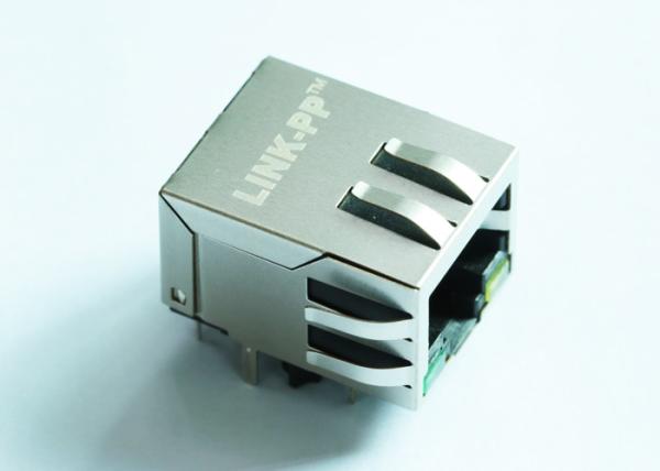 Conector femenino de la base-t 1X1 RJ45 de ARJM11A1-809-JJ-EW2 2.5G con el LED