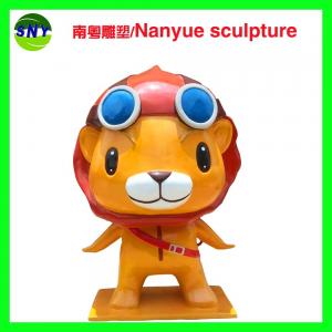 China cartoon character  famous statue in customize size by fiberglass for exhibition display model supplier