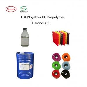 China TDI / Polyether Polyurethane Preploymer Hardness 90 supplier