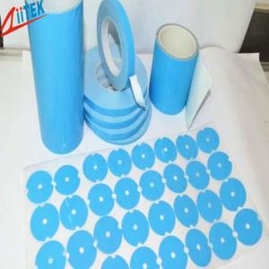 China Silicone Elastomer 50 Shore A White Thermal Adhesive Tape for LED Fluorescent Lamp 0.8 W/mK supplier