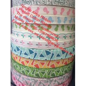 China High quality 20mm printed cotton ribbon,wholesale character,handmade ribbon,decoration ribbon,Labels Handmade DIY supplier