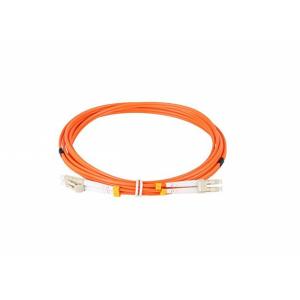 China Duplex Fiber Optic Cable LC to LC LSZH 50/125 Multimode 3 Meters supplier
