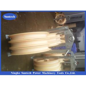 China CE ISO SHDN ACSR Transmission Line Stringing Pulley Conductor Stringing Blocks wholesale