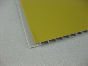 Yellow Laminated Pvc Ceiling Panels Heat Insulation Pvc Roof