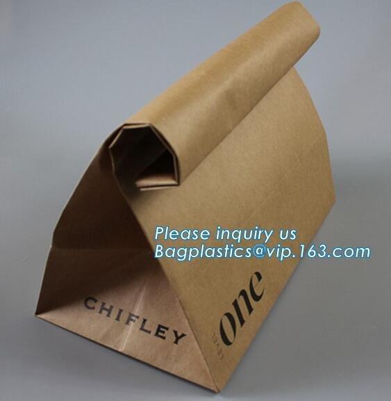 Wholesale Promotion Custom Made Kraft Paper French Bread Baguette Bag For Bakery