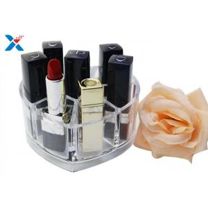 Makeup Organizer Acrylic Box , Clear Acrylic Lipstick Organizer For Brushes / Skincare