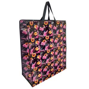 China Grocery Woven Shopper Non Woven Poly Bags Lamination Woven Reusable Shopping Bag supplier